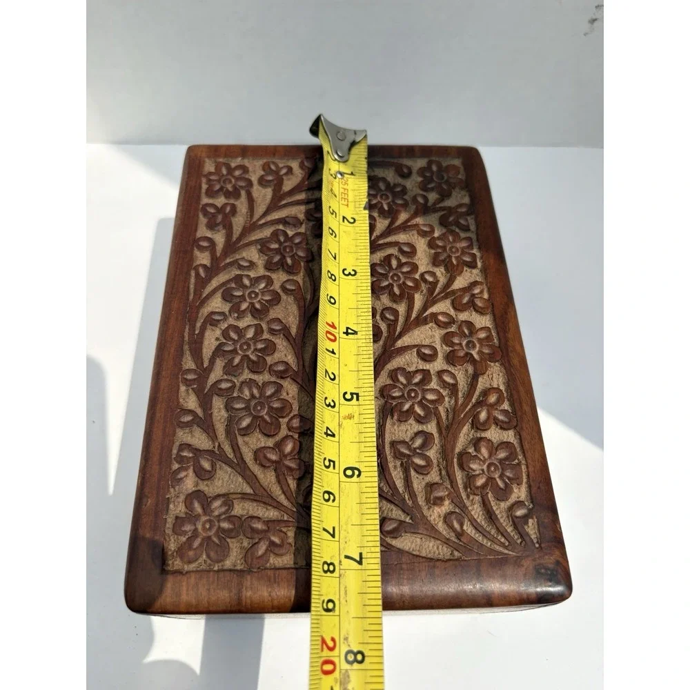 Tree of Life Pet Urn SMALL Keepsake Engraved Wooden Natural Rosewood Box
